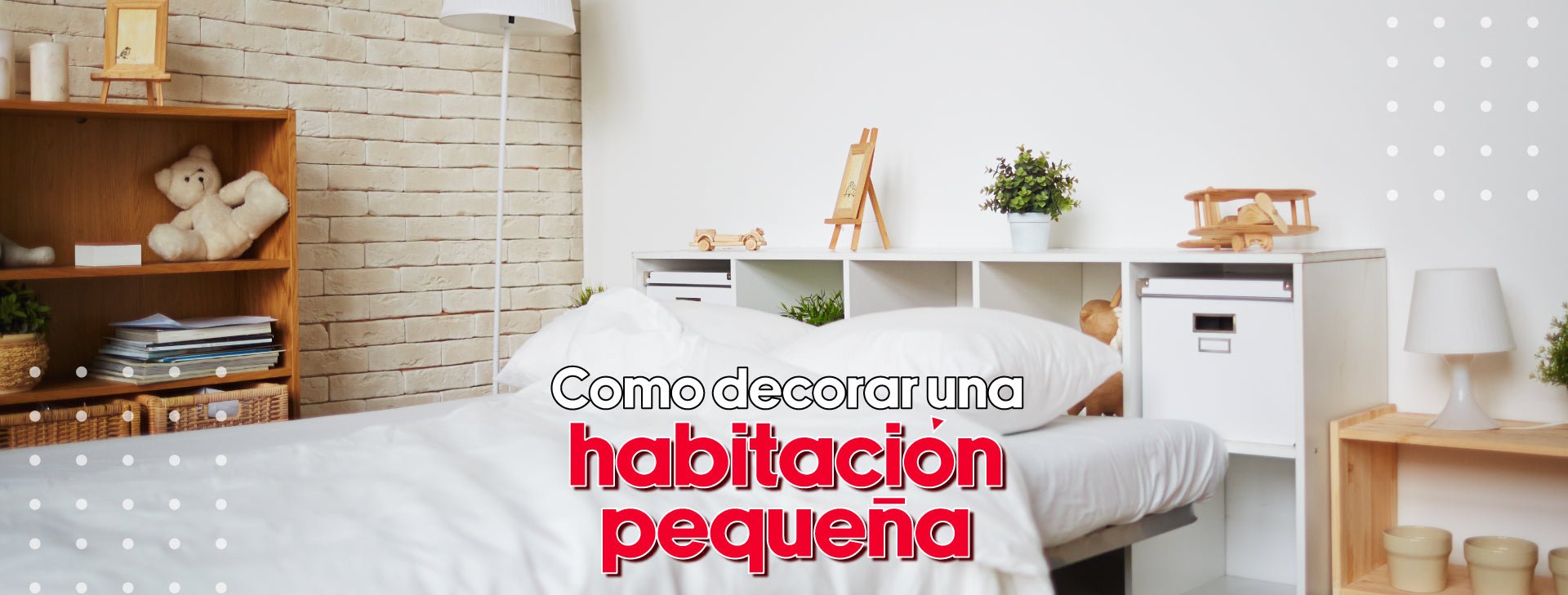 Cómo decorar una habitación pequeña? 3 tips para aprovechar el espaci –  Bylmo, image size:1920x729