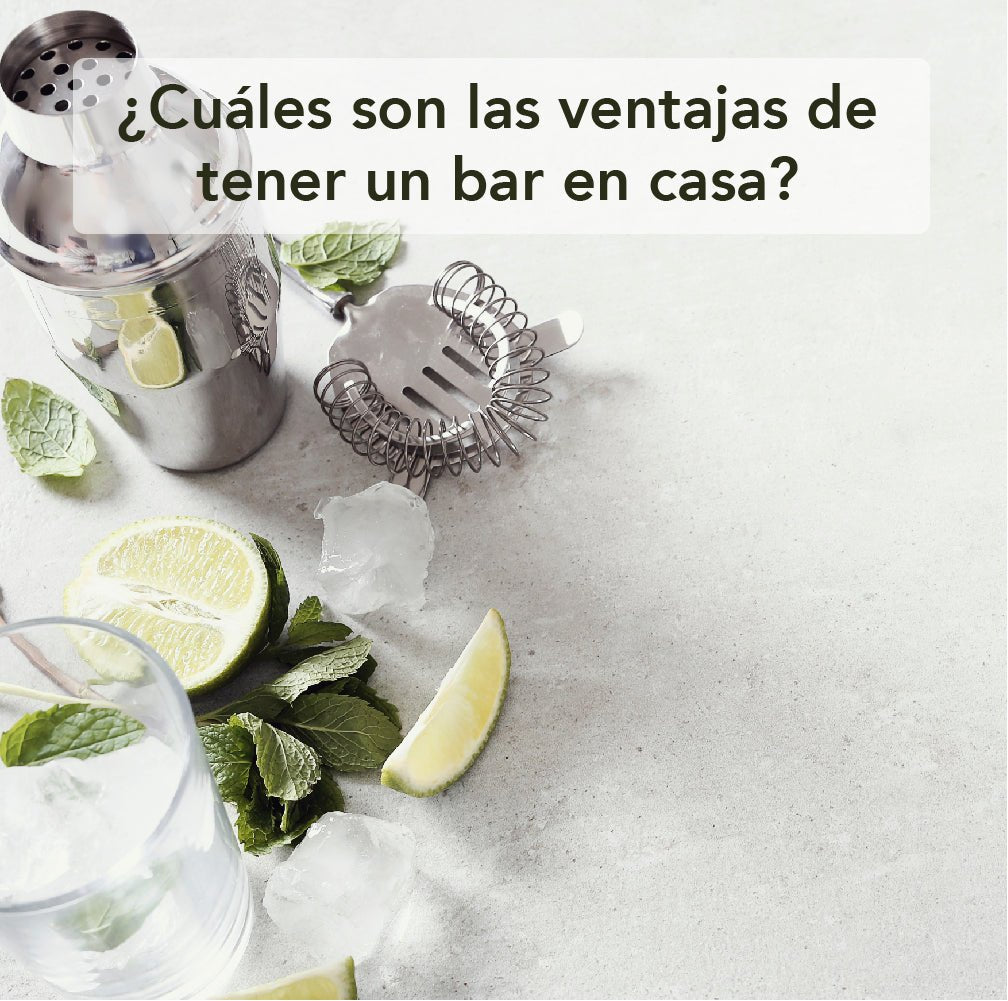 ¿Cuáles son las ventajas de tener un bar en casa? - Bylmo