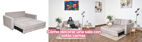 Cómo decorar una sala con sofás camas: ideas para crear un espacio cómodo y funcional