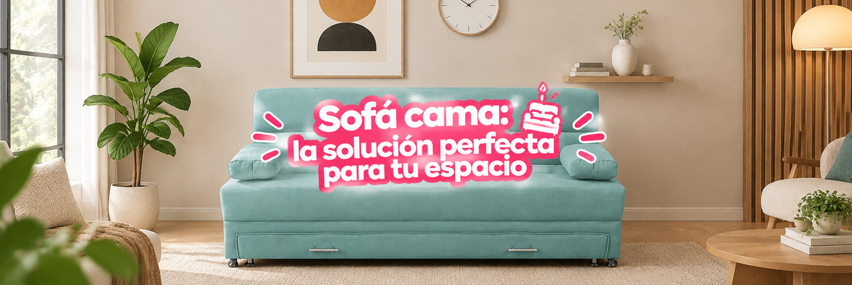 Sofá cama: cómo elegir el ideal para aprovechar mejor tu espacio
