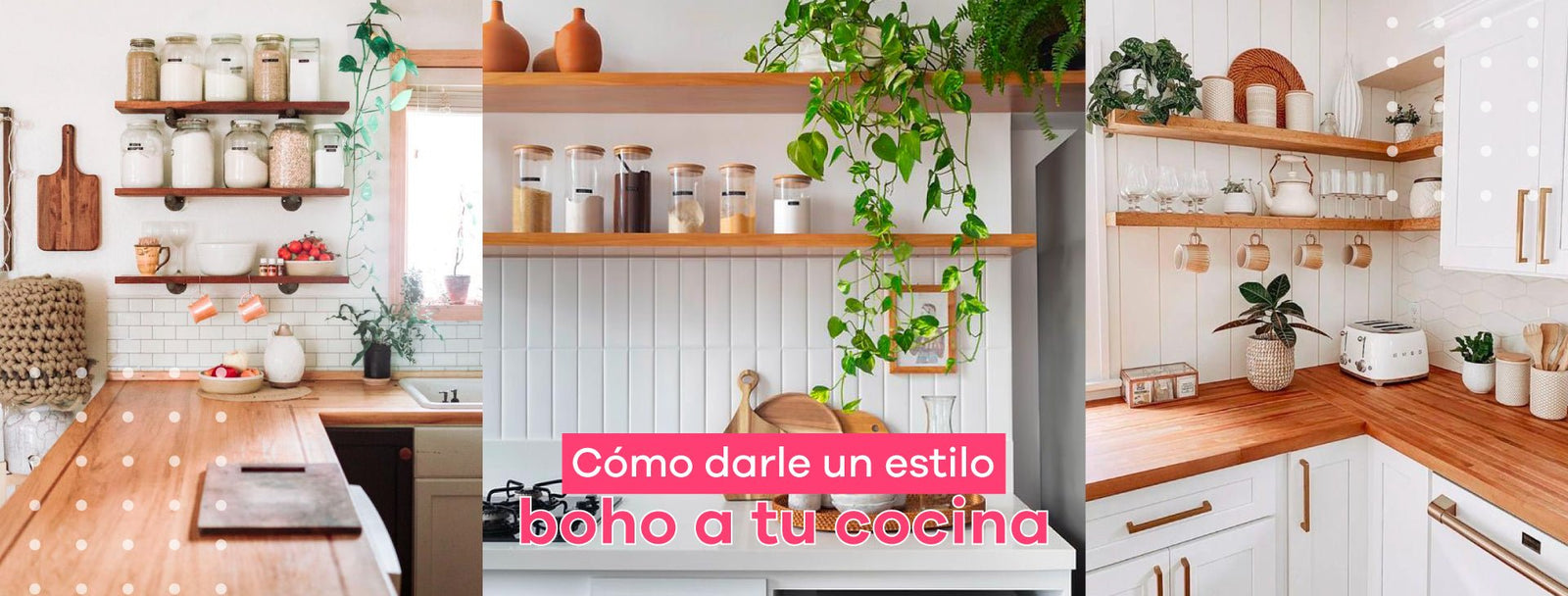 Cómo darle un estilo boho a tu cocina - Bylmo