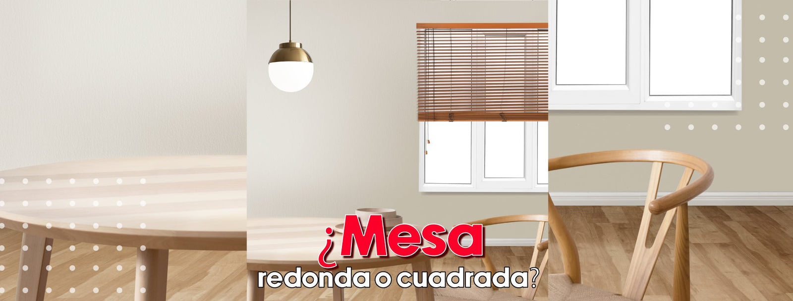 ¿Mesa redonda o cuadrada? Descubre cuál es la ideal para tu espacio - Bylmo