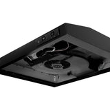 Campana Challenger Horizontal Negro 59.7x8cm 110 Voltios de Dos Velocidades - CAMPANAS Y EXTRACTORES | Bylmo