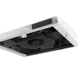 Campana Challenger Horizontal Plateado 59.7x8cm 110 Voltios de Dos Velocidades - CAMPANAS Y EXTRACTORES | Bylmo