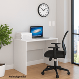 Escritorio TOMY Blanco 80x75cm sin Cajones - Escritorios y Archivadores | Bylmo