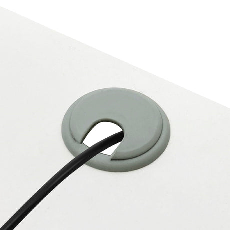 Escritorio King Blanco 110x110cm sin Cajones y con Organizador de Libros - Escritorios y Archivadores | Bylmo