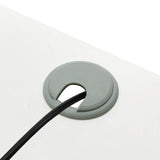 Combo Escritorio y Silla King Blanco 120x120cm sin Cajones y con Organizador de Libros - Escritorios y Archivadores | Bylmo