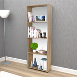 Biblioteca Amaretto 60x162cm con Cuatro Compartimientos - Bibliotecas y Estanterías | Bylmo