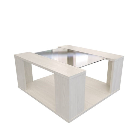 Mesa de Centro Comoros Niebla 60.2x31.7cm Rectangular y con Compartimientos - Mesas | Bylmo