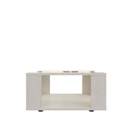 Mesa de Centro Comoros Niebla 60.2x31.7cm Rectangular y con Compartimientos - Mesas | Bylmo