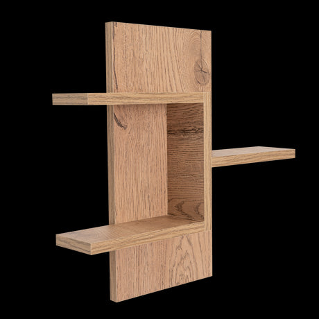 Repisa Molino Beige Claro 40x9.5cm Rectangular con Tres Entrepaños - REPISAS | Bylmo