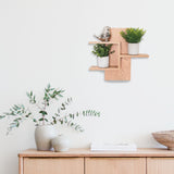 Repisa Molino Beige Claro 40x9.5cm Rectangular con Tres Entrepaños - REPISAS | Bylmo