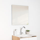 Espejo de Baño Roma Plateado 60x60cm Rectangular - Espejos de Baño | Bylmo