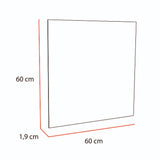 Espejo de Baño Roma Plateado 60x60cm Rectangular - Espejos de Baño | Bylmo