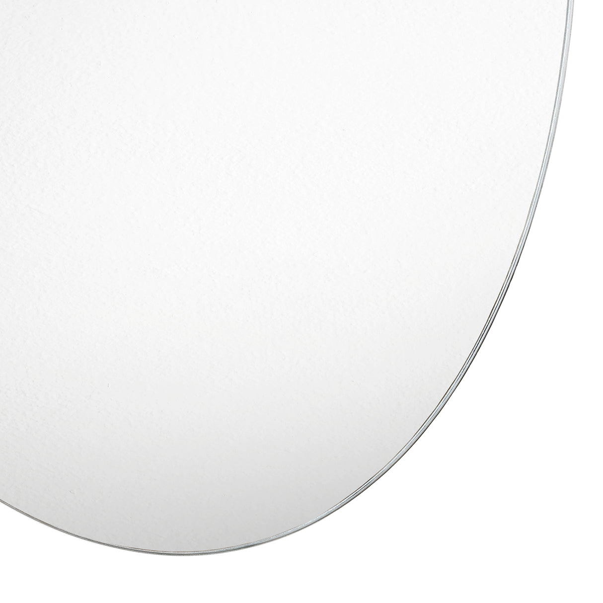 Espejo de Baño Napoli Plateado 45x60cm Ovalado con Biselado - Espejos de Baño | Bylmo