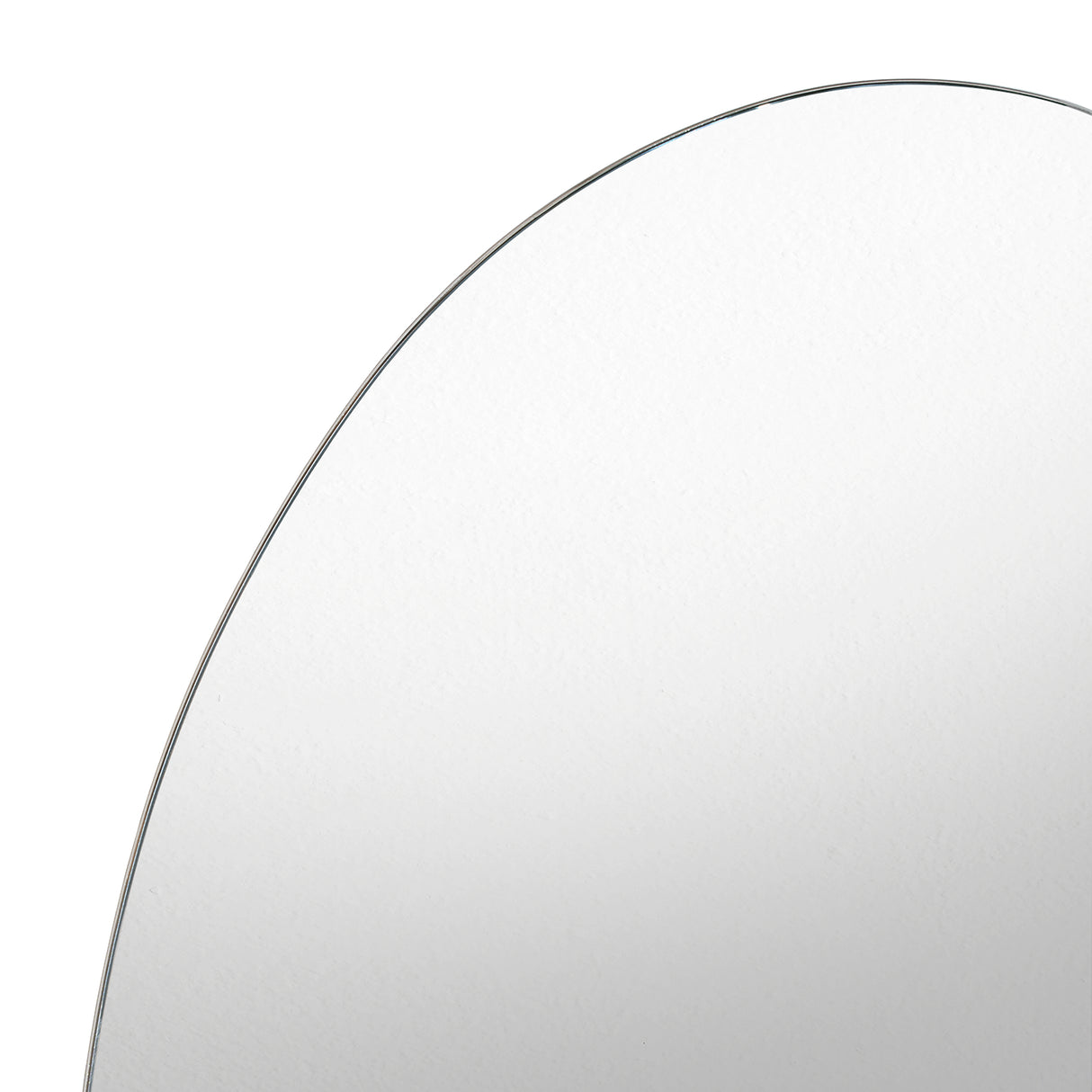 Espejo de Baño Napoli Plateado 45x60cm Ovalado con Biselado - Espejos de Baño | Bylmo