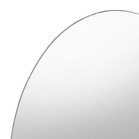 Espejo de Baño Napoli Plateado 45x60cm Ovalado con Biselado - Espejos de Baño | Bylmo