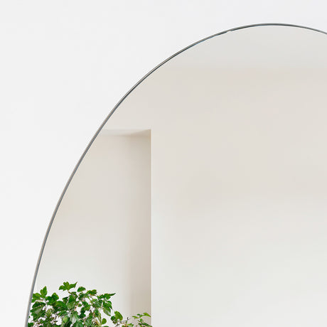 Espejo de Baño Napoli Plateado 45x60cm Ovalado con Biselado - Espejos de Baño | Bylmo