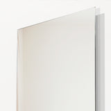 Espejo de Baño Amalfi Plateado 38x130cm Rectangular con Biselado - Espejos Decorativos | Bylmo