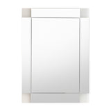 Espejo de Baño Genova Plateado 50x70cm Rectangular con Biselado - Espejos de Baño | Bylmo