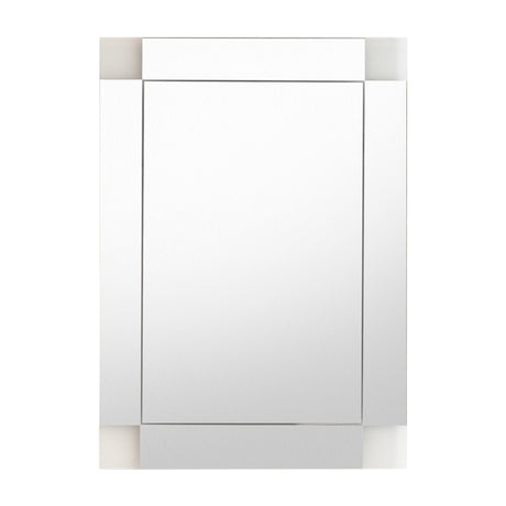 Espejo de Baño Genova Plateado 50x70cm Rectangular con Biselado - Espejos de Baño | Bylmo