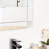 Espejo de Baño Genova Plateado 50x70cm Rectangular con Biselado - Espejos de Baño | Bylmo
