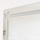 Espejo de Baño Broni Plateado 90x60cm Rectangular con Biselado - Espejos de Baño | Bylmo