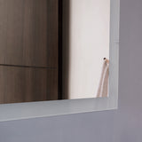 Espejo de Baño Catania Plateado 60x80cm Rectangular con Biselado - Espejos de Baño | Bylmo