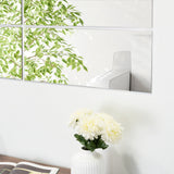 Espejo de Baño Siena Plateado 60x24cm Rectangular con Biselado - Espejos de Baño | Bylmo