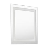 Espejo de Baño Torino Plateado 65x75cm Rectangular con Biselado - Espejos de Baño | Bylmo