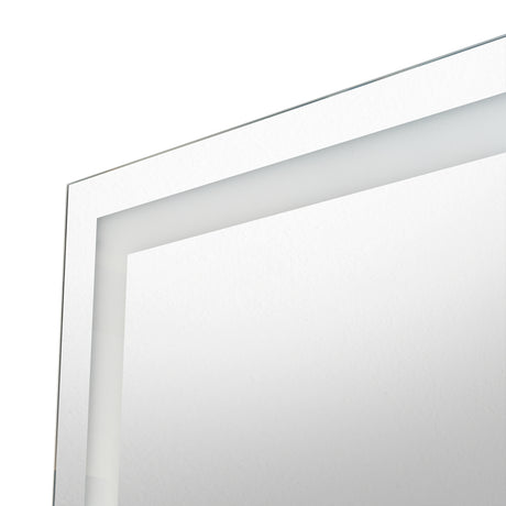 Espejo de Baño Torino Plateado 65x75cm Rectangular con Biselado - Espejos de Baño | Bylmo