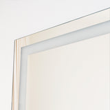 Espejo de Baño Torino Plateado 65x75cm Rectangular con Biselado - Espejos de Baño | Bylmo