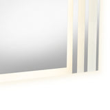 Espejo de Baño Led Apolo Plateado 100x80cm Rectangular con Sandblasting - Espejos de Baño | Bylmo