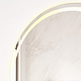 Espejo de Baño Led Malibu Plateado 80x80cm Redondo con Sandblasting - Espejos de Baño | Bylmo