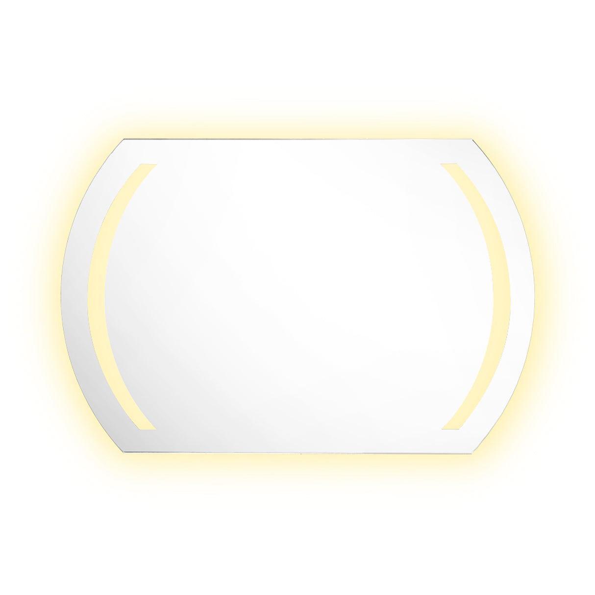 Espejo de Baño Led Manson Plateado 90x60cm Rectangular con Sandblasting - Espejos de Baño | Bylmo