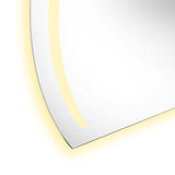 Espejo de Baño Led Manson Plateado 90x60cm Rectangular con Sandblasting - Espejos de Baño | Bylmo