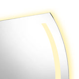 Espejo de Baño Led Manson Plateado 90x60cm Rectangular con Sandblasting - Espejos de Baño | Bylmo