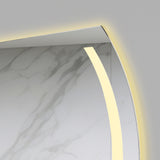 Espejo de Baño Led Manson Plateado 90x60cm Rectangular con Sandblasting - Espejos de Baño | Bylmo