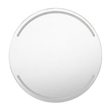Espejo de Baño Dallas Plateado 60x60cm Redondo - Espejos Decorativos | Bylmo