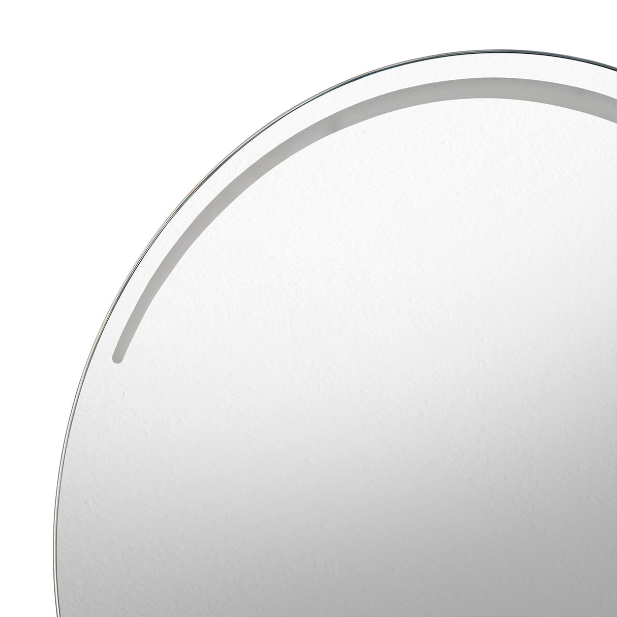 Espejo de Baño Dallas Plateado 60x60cm Redondo - Espejos Decorativos | Bylmo