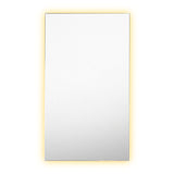 Espejo de Baño Garda Plateado 52x90cm Rectangular y con Iluminiación Led - Espejos Decorativos | Bylmo
