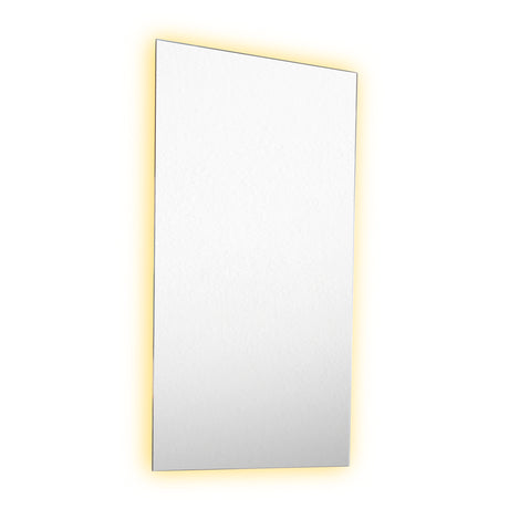 Espejo de Baño Garda Plateado 52x90cm Rectangular y con Iluminiación Led - Espejos Decorativos | Bylmo