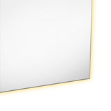 Espejo de Baño Garda Plateado 52x90cm Rectangular y con Iluminiación Led - Espejos Decorativos | Bylmo