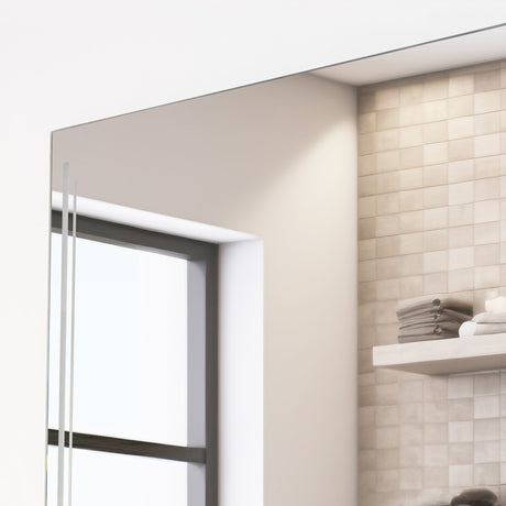 Espejo de Baño Toronto Gris 80x80cm Rectangular con Sandblasting - ESPEJOS DE BANHO | Bylmo