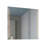 Espejo de Baño Toronto Gris 80x80cm Rectangular con Sandblasting y con Iluminación Led - ESPEJOS DE BANHO | Bylmo