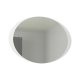Espejo de Baño Varese Gris 70x50cm Ovalado con Sandblasting y con Iluminación Led - ESPEJOS DE BANHO | Bylmo