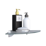 Repisa Gris 27x5cm Triangular con Un Entrepaño - REPISAS | Bylmo