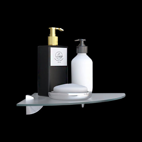 Repisa Gris 27x5cm Triangular con Un Entrepaño - REPISAS | Bylmo