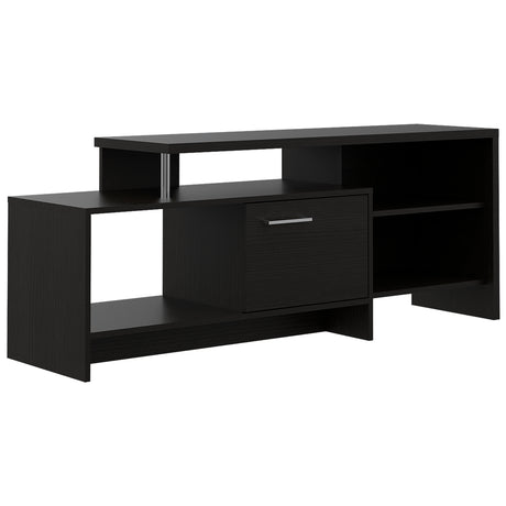 Mesa para TV Bengala Wengue 143x56cm para TV Hasta 50" Pulgadas con Cuatro Compartimientos - MUEBLES DE TV | Bylmo