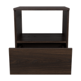 Mesa de Noche Camel habano 45x40cm con Un Cajón y con Un Compartimiento - Mesas de Noche | Bylmo